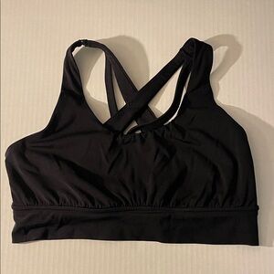 Aerie Black Women's Cross Back Sports Bra